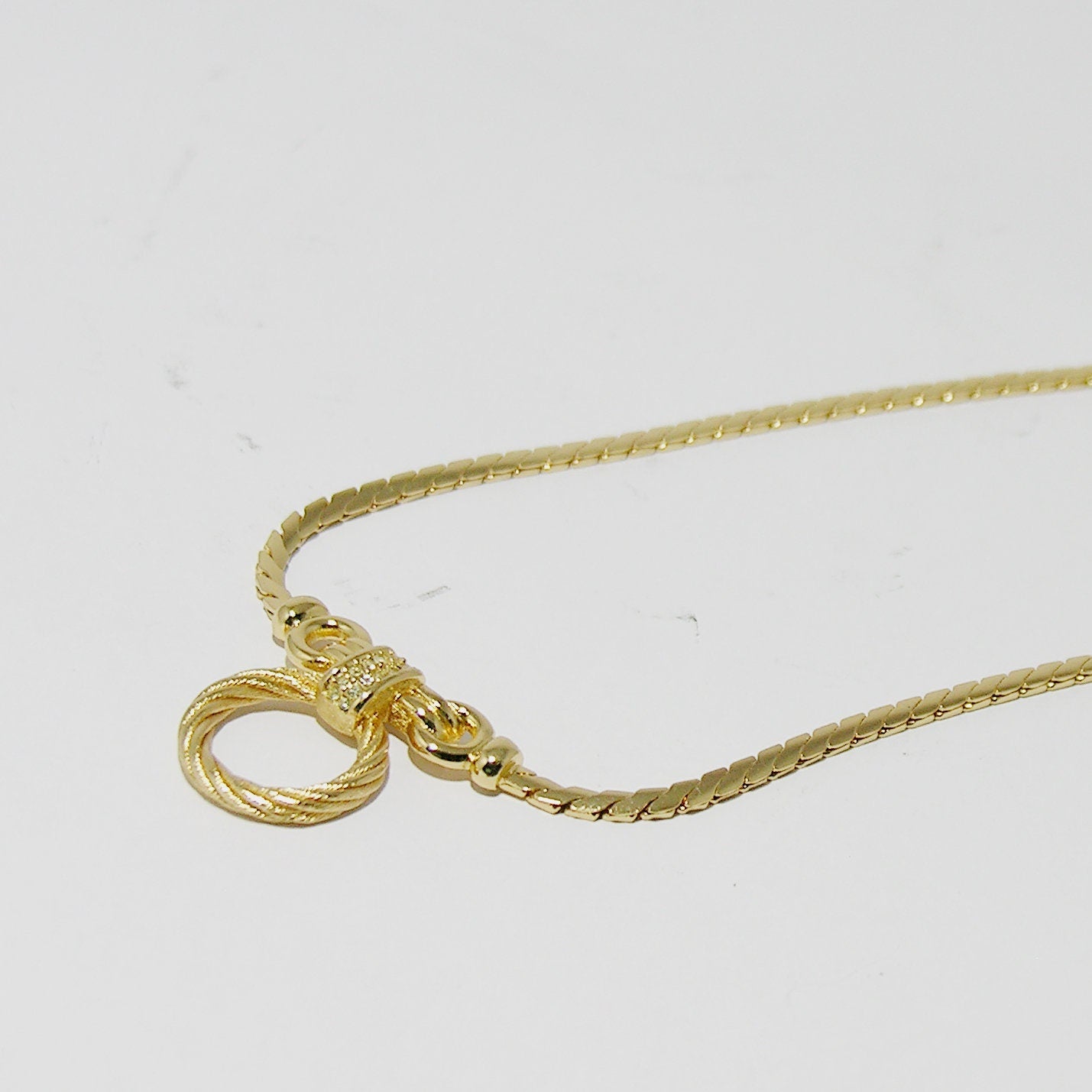 Vintage Christian Dior Gold tone Necklace - Secondista