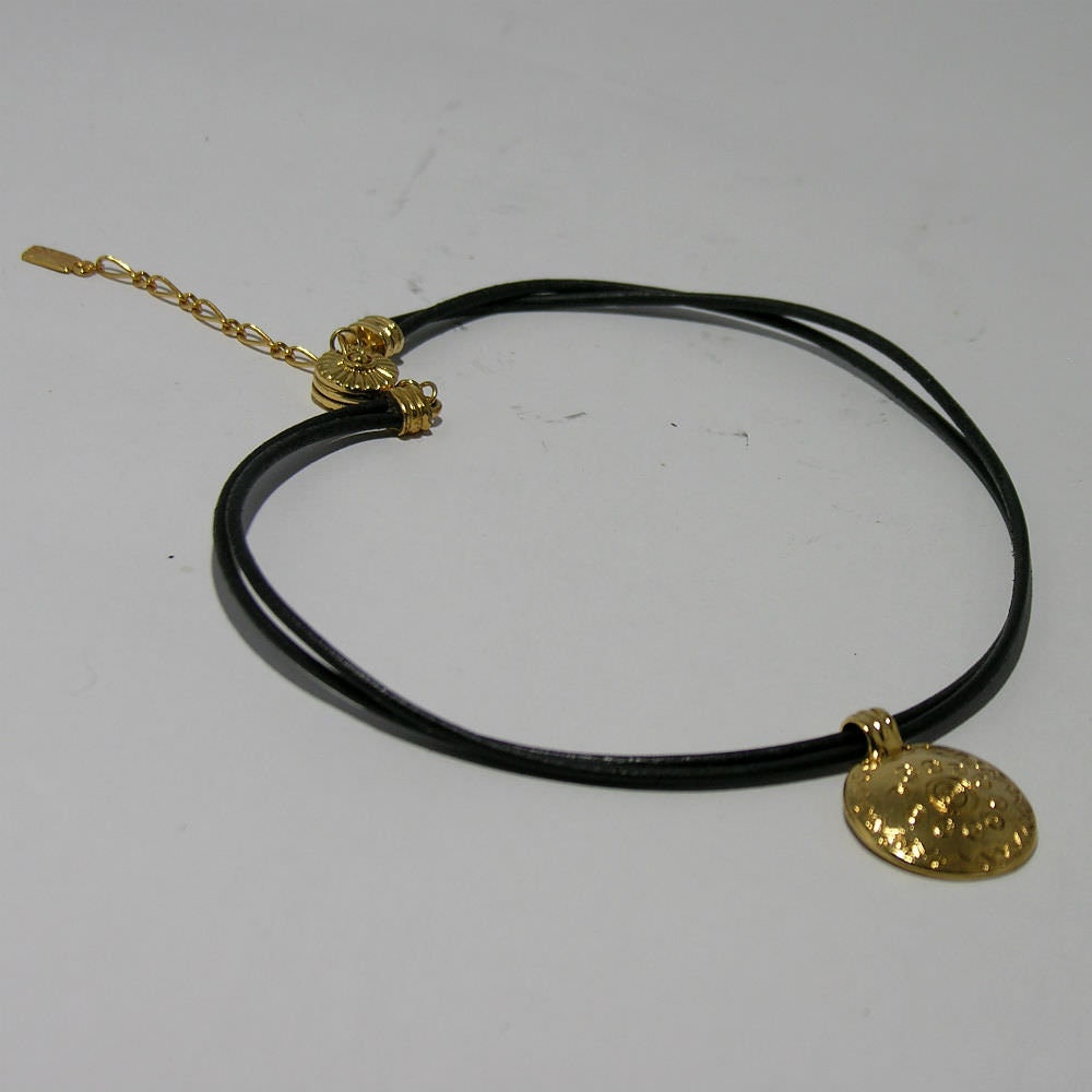 Vintage Yves Saint Laurent black Necklace - Secondista