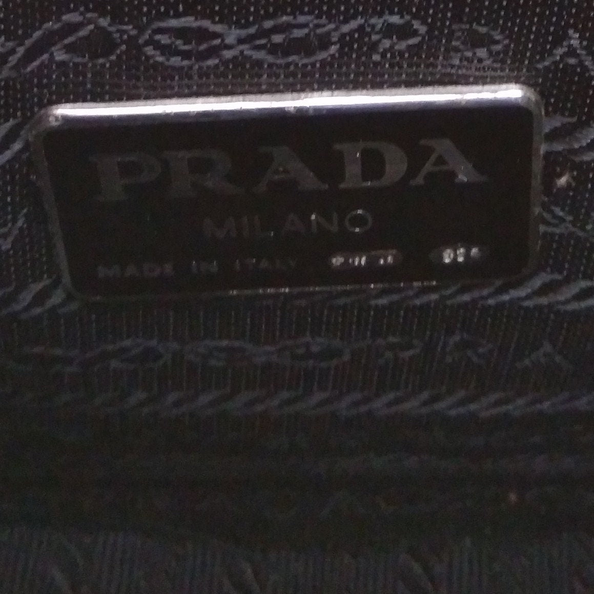 Sac à bandoulière doré Prada Vintage