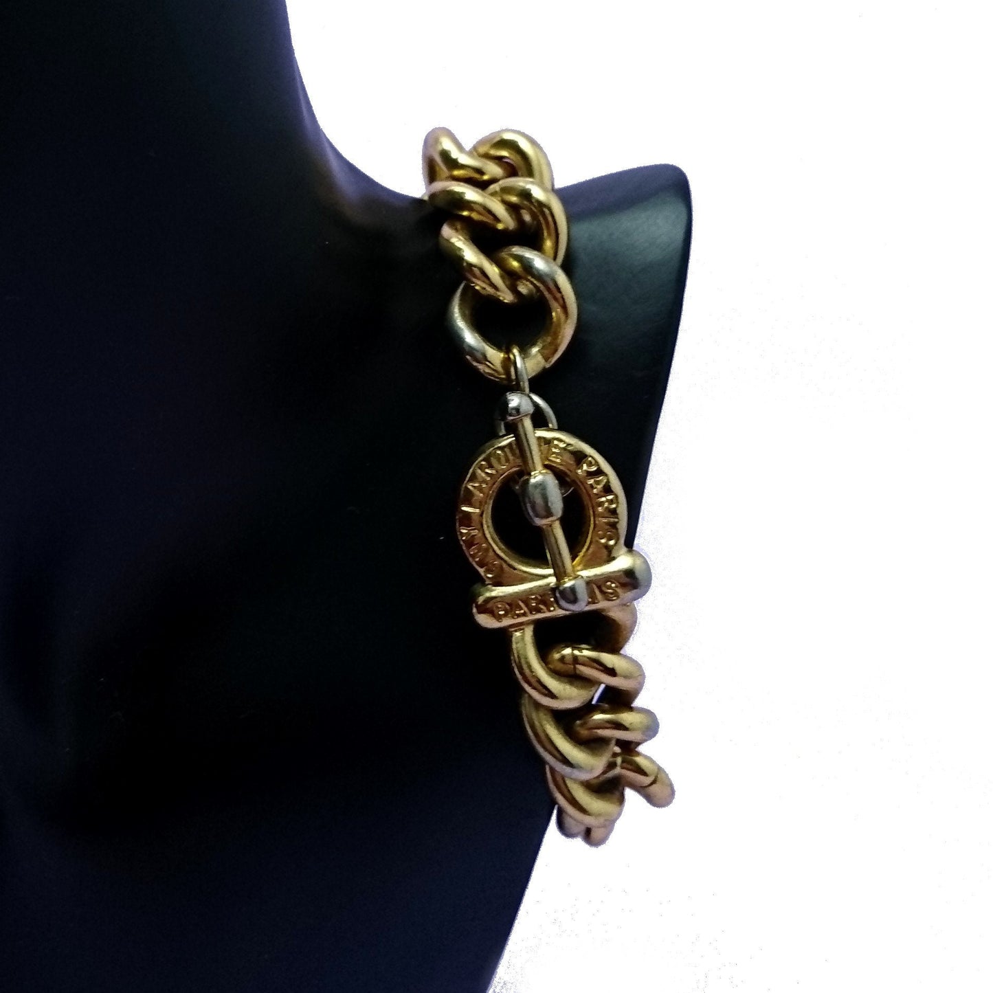 Vintage Guy Laroche Goldtone Chain Bracelet - Secondista