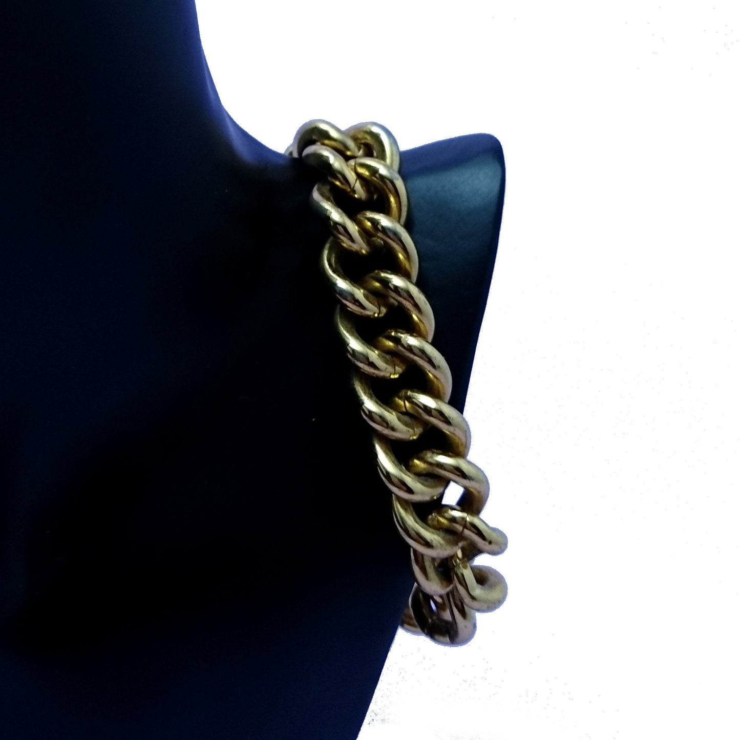 Vintage Guy Laroche Goldtone Chain Bracelet - Secondista