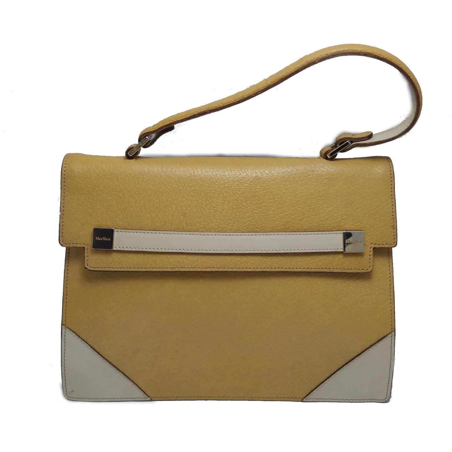 Vintage Max Mara beige Top Handle Bag - Secondista