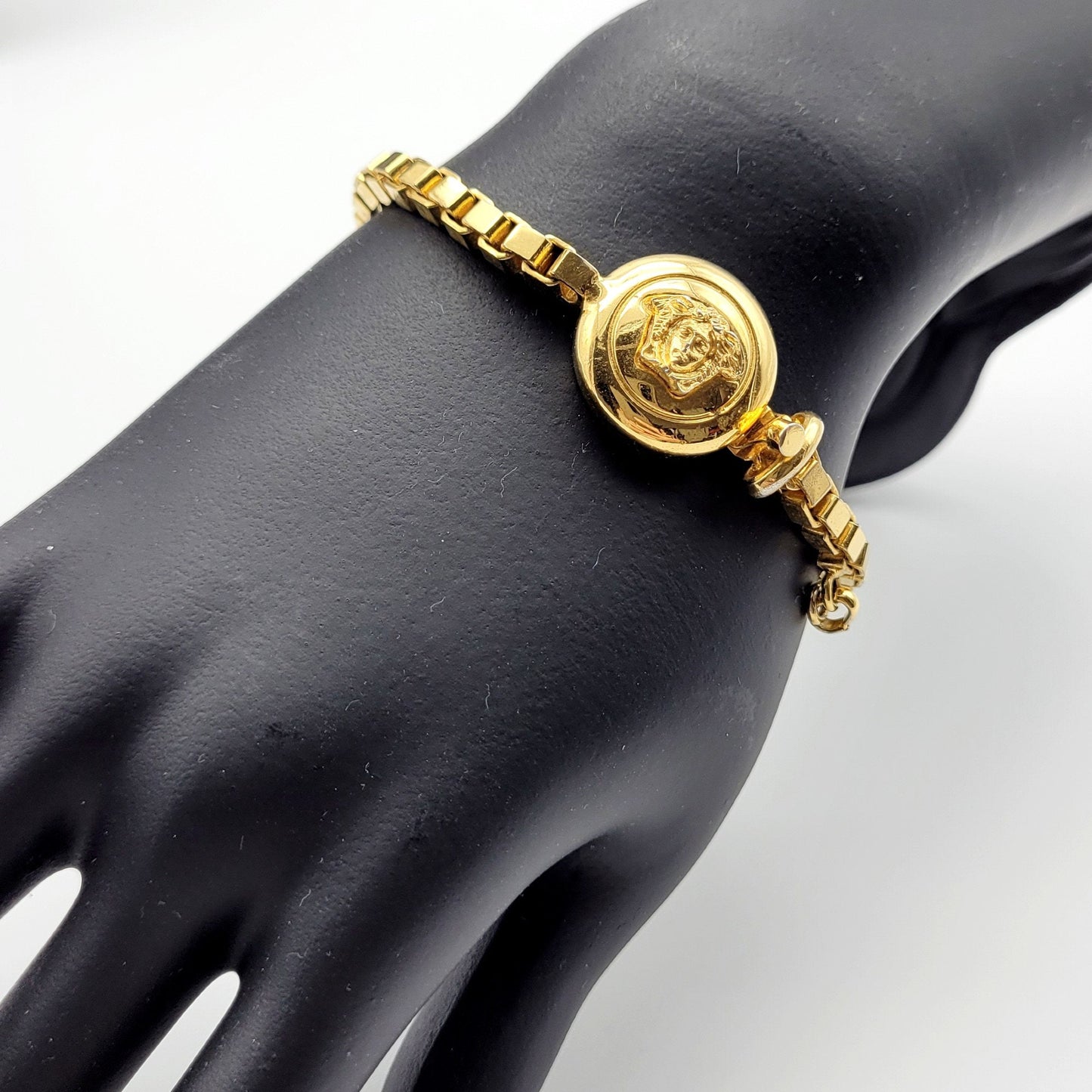 Vintage Gianni Versace medusa head Bracelet - Secondista