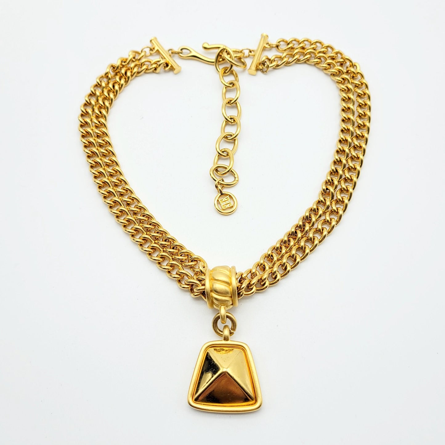 Vintage Givenchy double Chain Necklace - Secondista