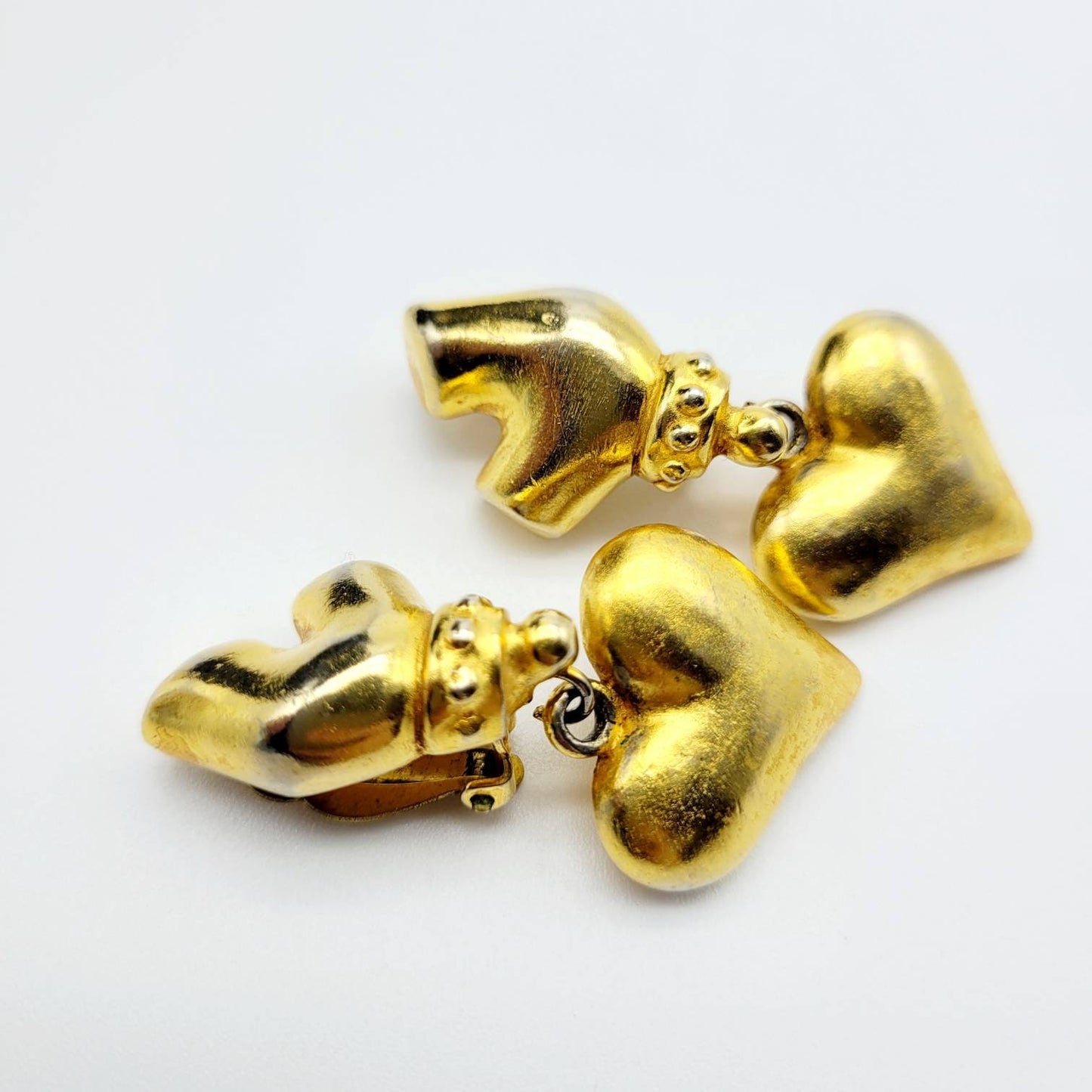 Vintage Christian Lacroix heart Earrings - Secondista