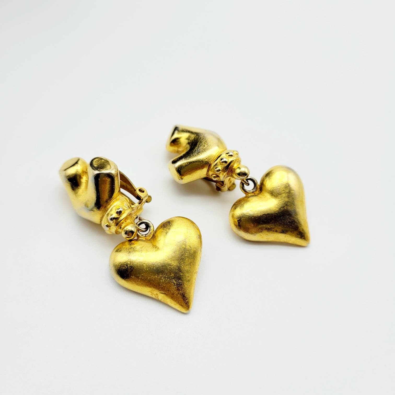 Vintage Christian Lacroix heart Earrings - Secondista