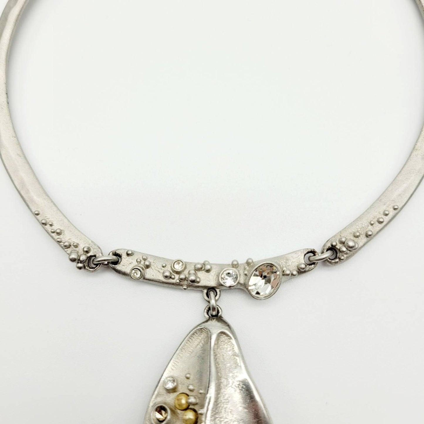 Vintage Christian Lacroix silver tone Necklace - Secondista