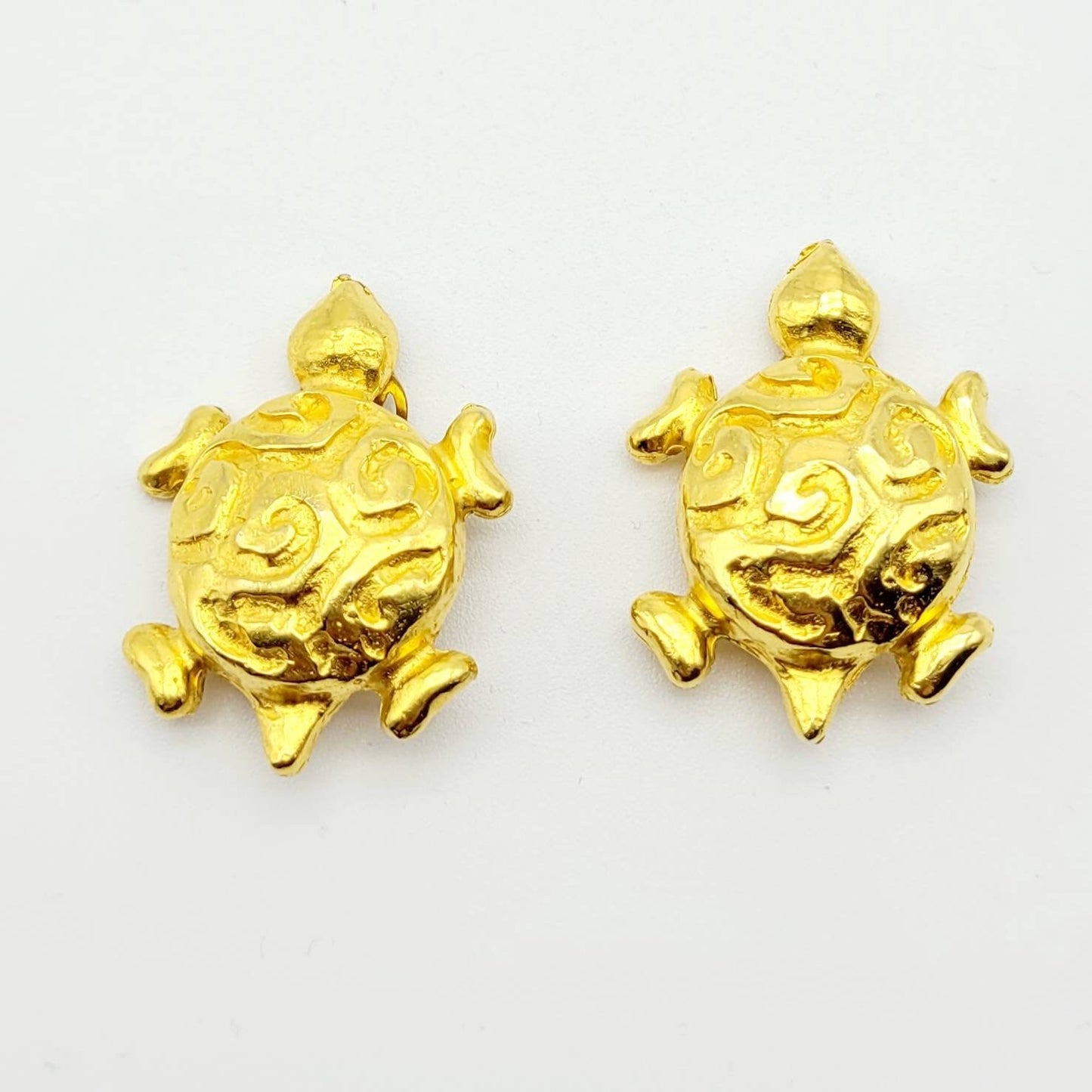 Vintage Édouard Rambaud turtle Earrings - Secondista