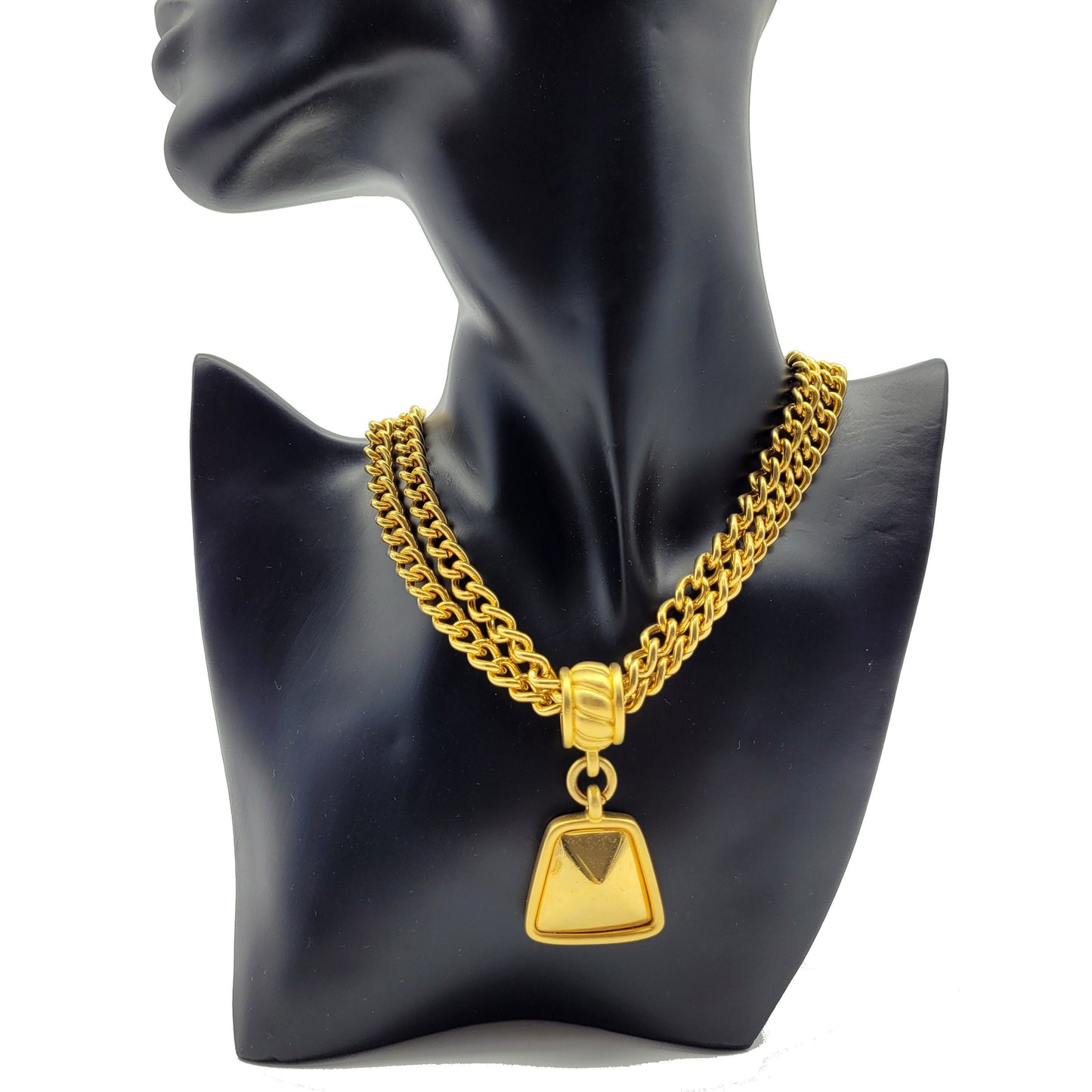 Vintage Givenchy double Chain Necklace - Secondista