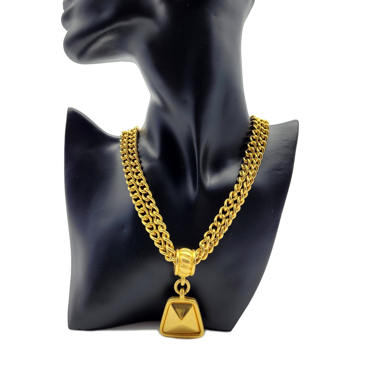 Vintage Givenchy double Chain Necklace - Secondista