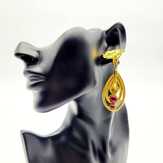 Vintage Goldtone metal Earrings - Secondista