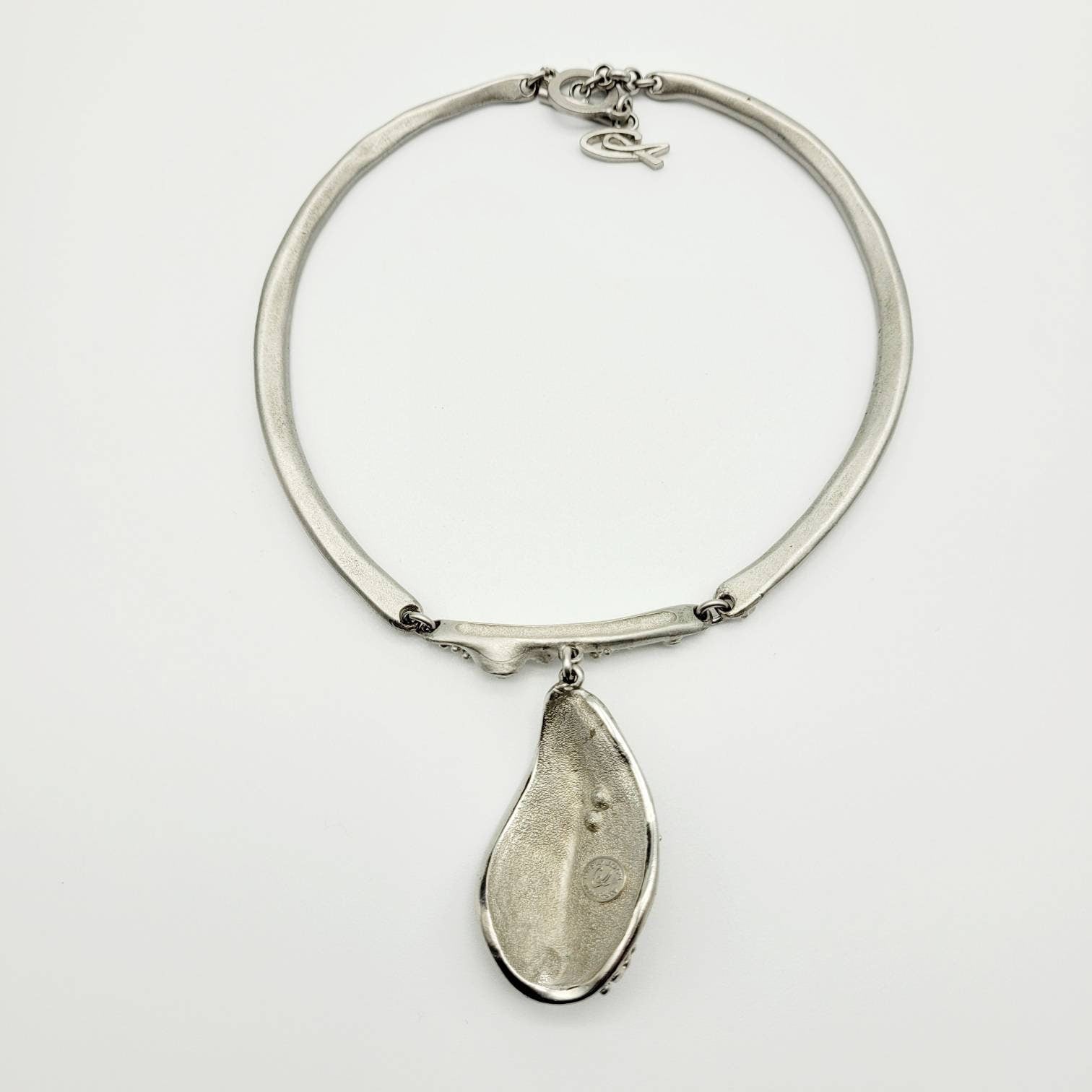 Vintage Christian Lacroix silver tone Necklace - Secondista