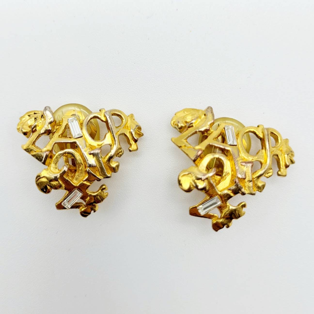 Vintage Christian Lacroix spell out Earrings - Secondista