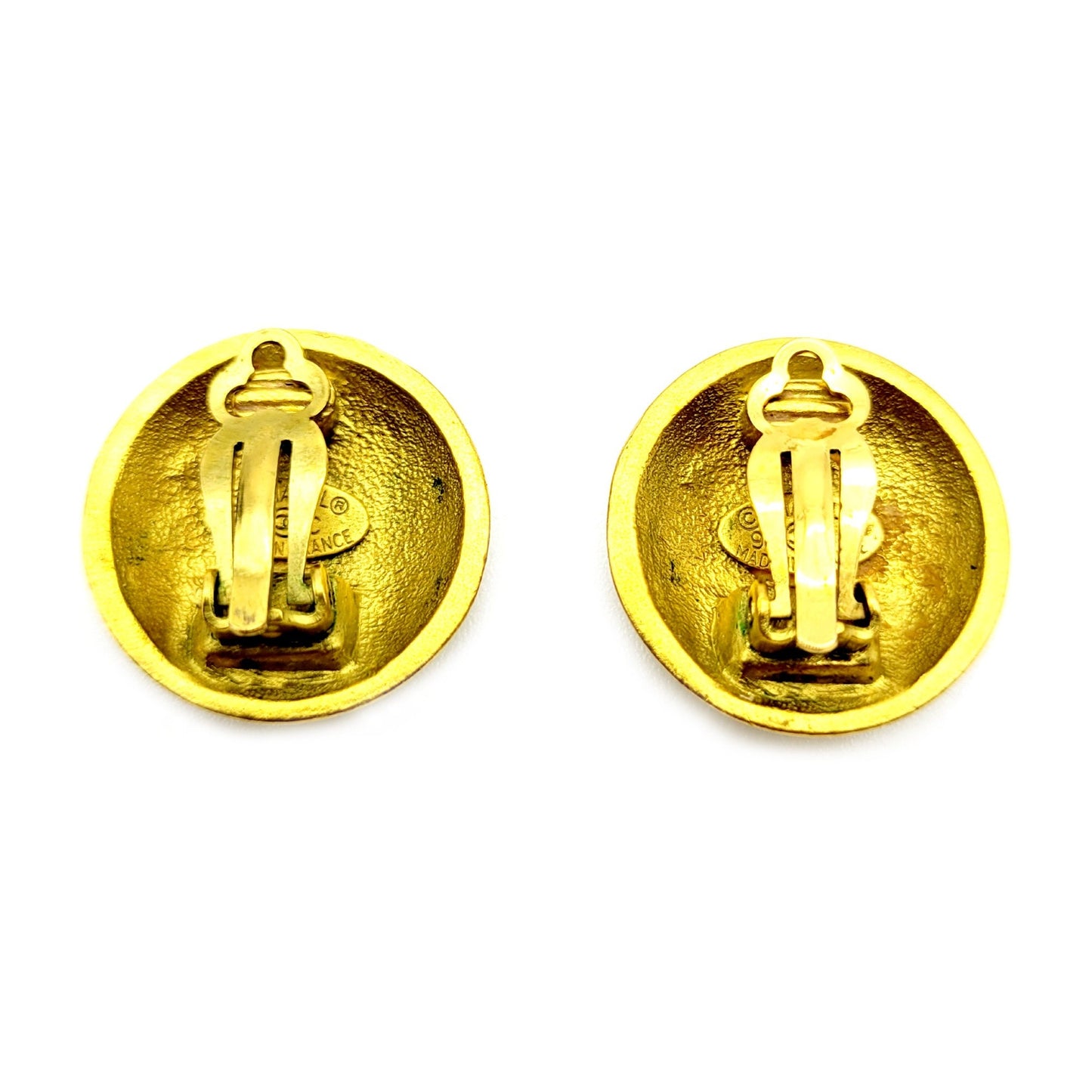 Vintage Chanel Double C Earrings - Secondista