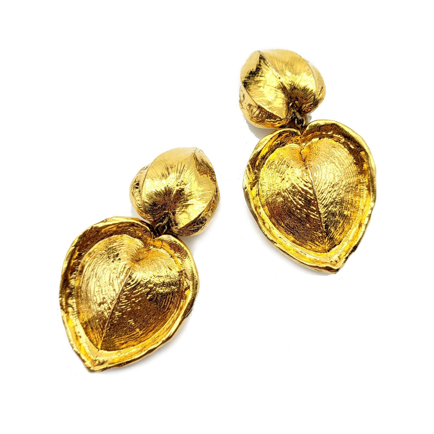 Vintage Sens Privé heart drop Earrings - Secondista