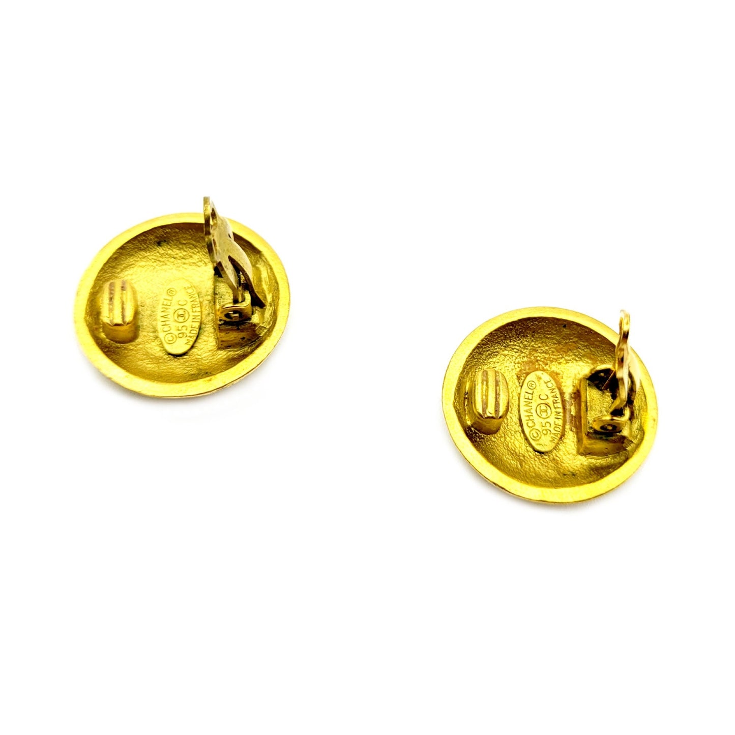 Vintage Chanel Double C Earrings - Secondista