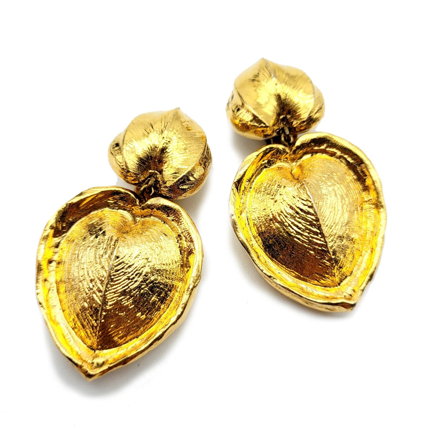 Vintage Sens Privé heart drop Earrings - Secondista