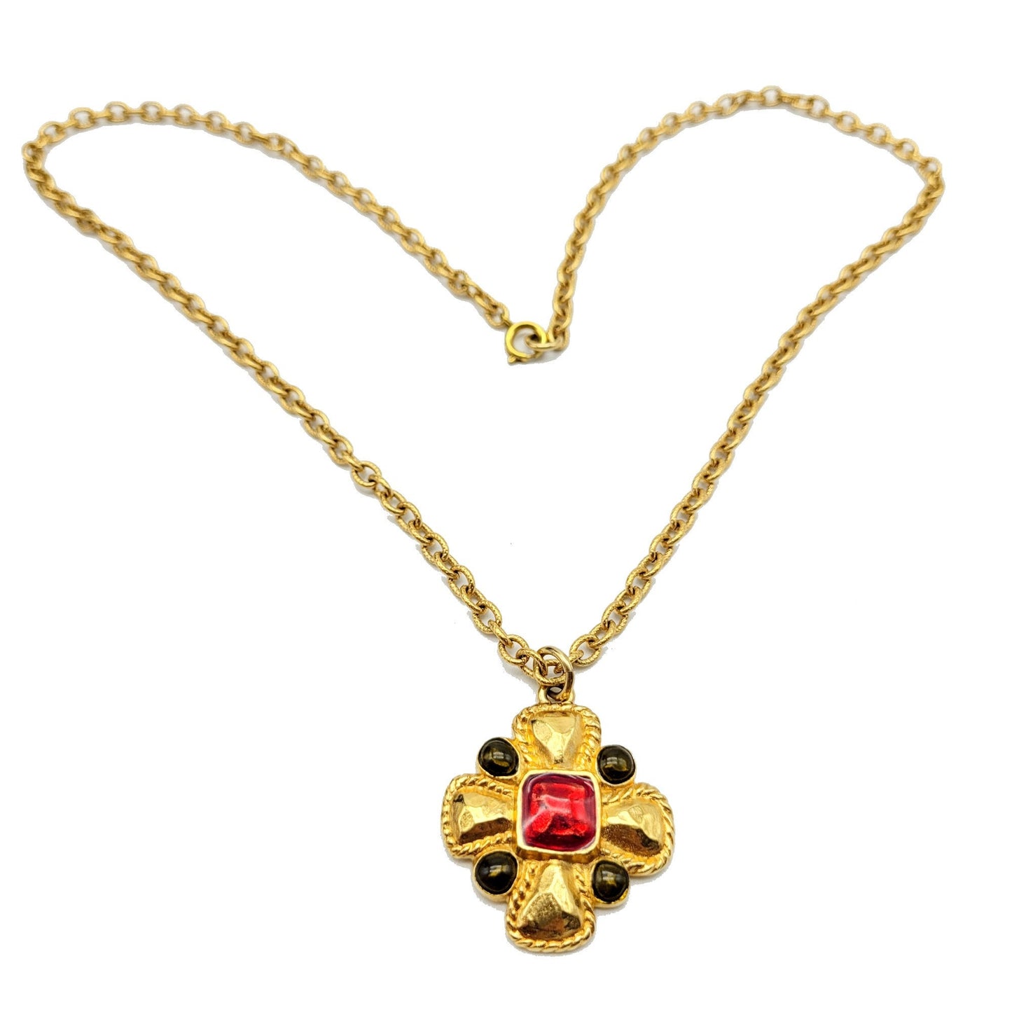 Vintage Jacques Esterel Necklace with cross Pendant - Secondista