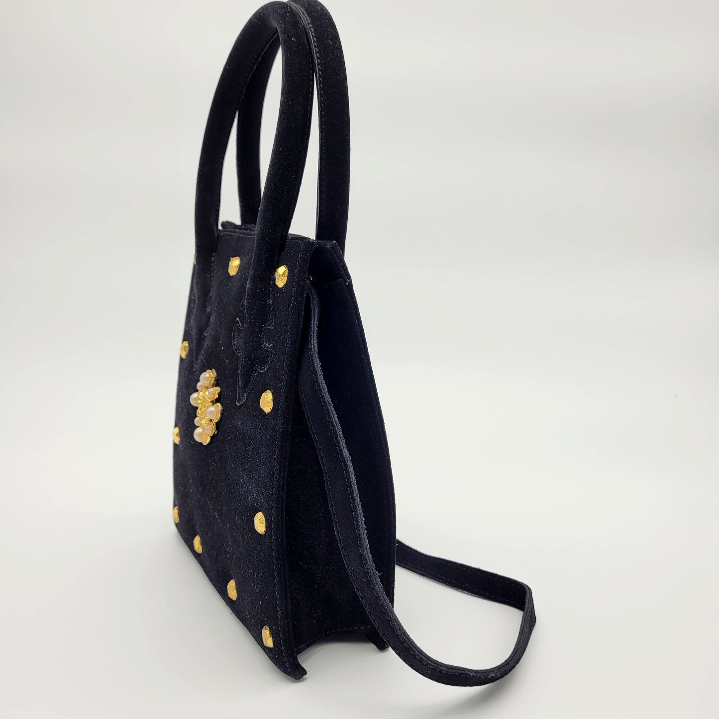 Vintage Edouard Rambaud velvet Crossbody Bag